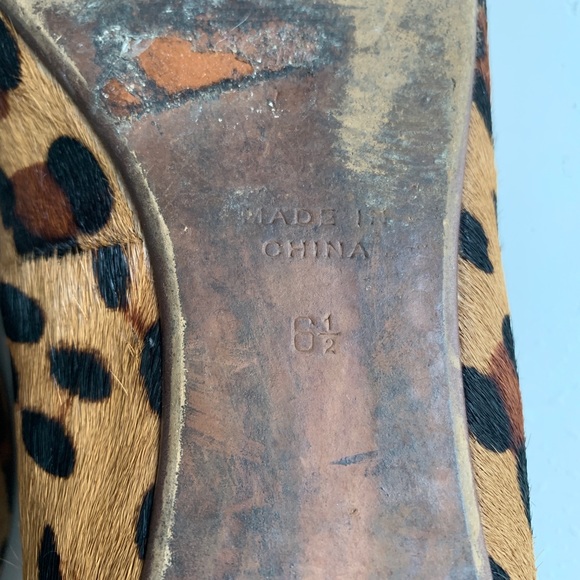 MADEWELL Leopard Calf Hair Flats 6.5 - Picture 7 of 8